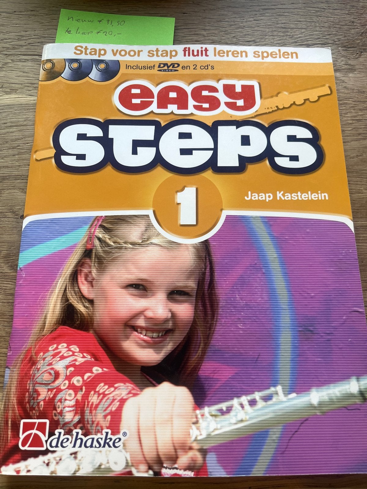 Easy Steps 1: Stap voor stap fluit leren spelen (incl. DVD/C, Ophalen of Verzenden, Zo goed als nieuw, Les of Cursus