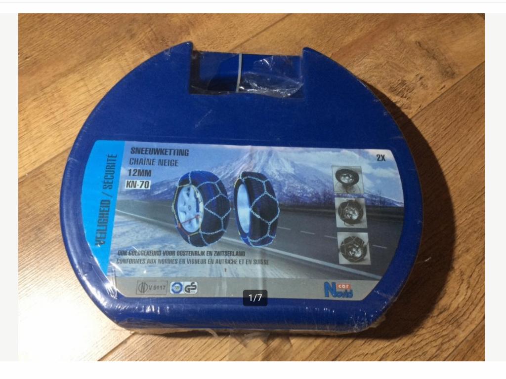 Sneeuwkettingen +gratis sneeuwschep, Ophalen of Verzenden, Nieuw