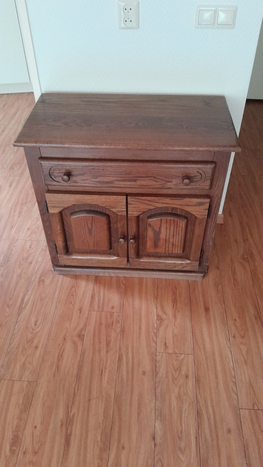 Houten kastje met lade en deurtjes, Huis en Inrichting, Ophalen, Gebruikt