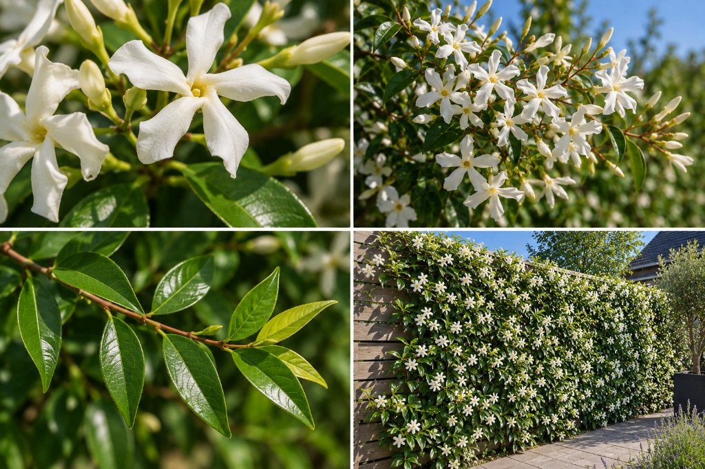 Toscaanse jasmijn Trachelospermum – wintergroene klimplant, Volle zon, Vaste plant, Ophalen of Verzenden, Klimplanten