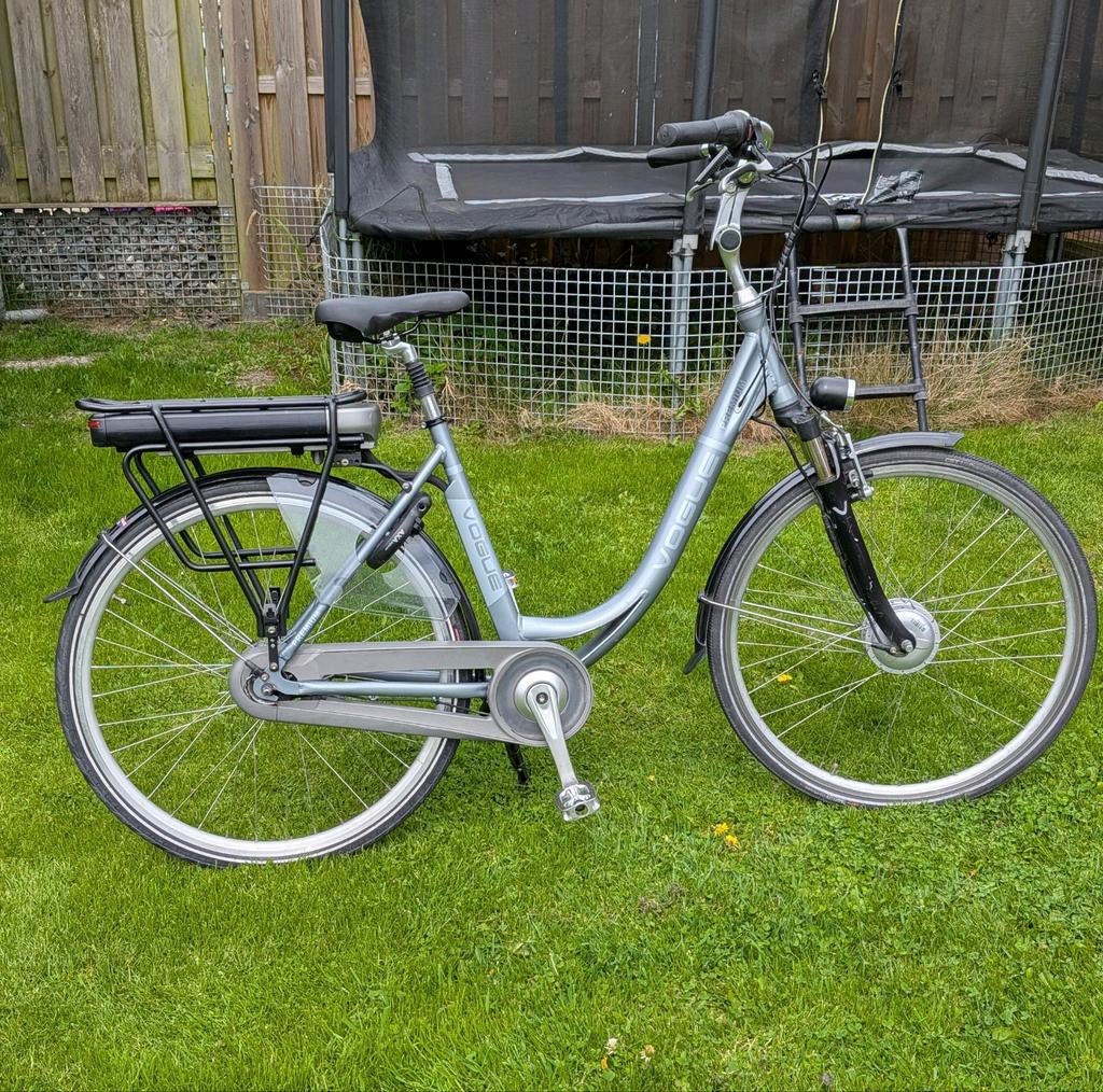 Vogue premium E-bike | 7 versn. | Handrem | 518Wh accu, Gebruikt, 55 tot 59 cm, 30 tot 50 km per accu, Ophalen