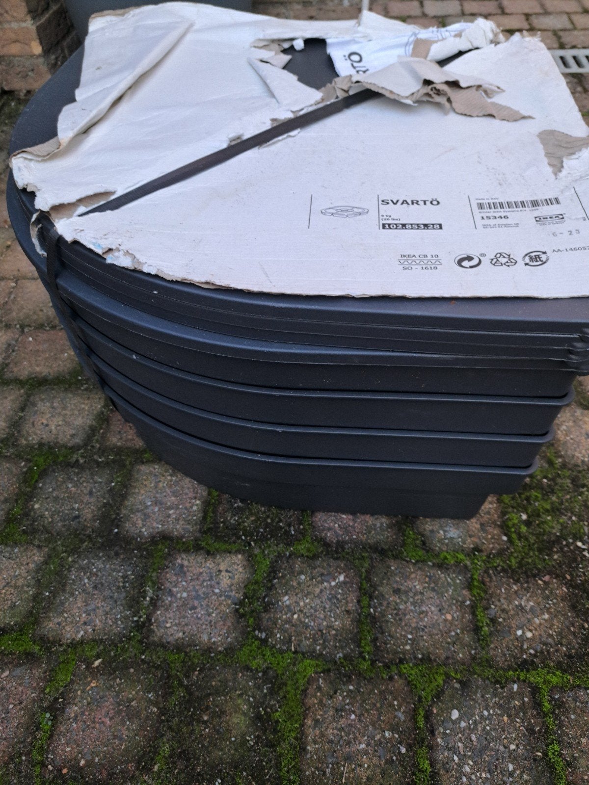 IKEA SVARTÖ Parasolvoet - 4 delen, nieuw in verpakking, Ophalen of Verzenden