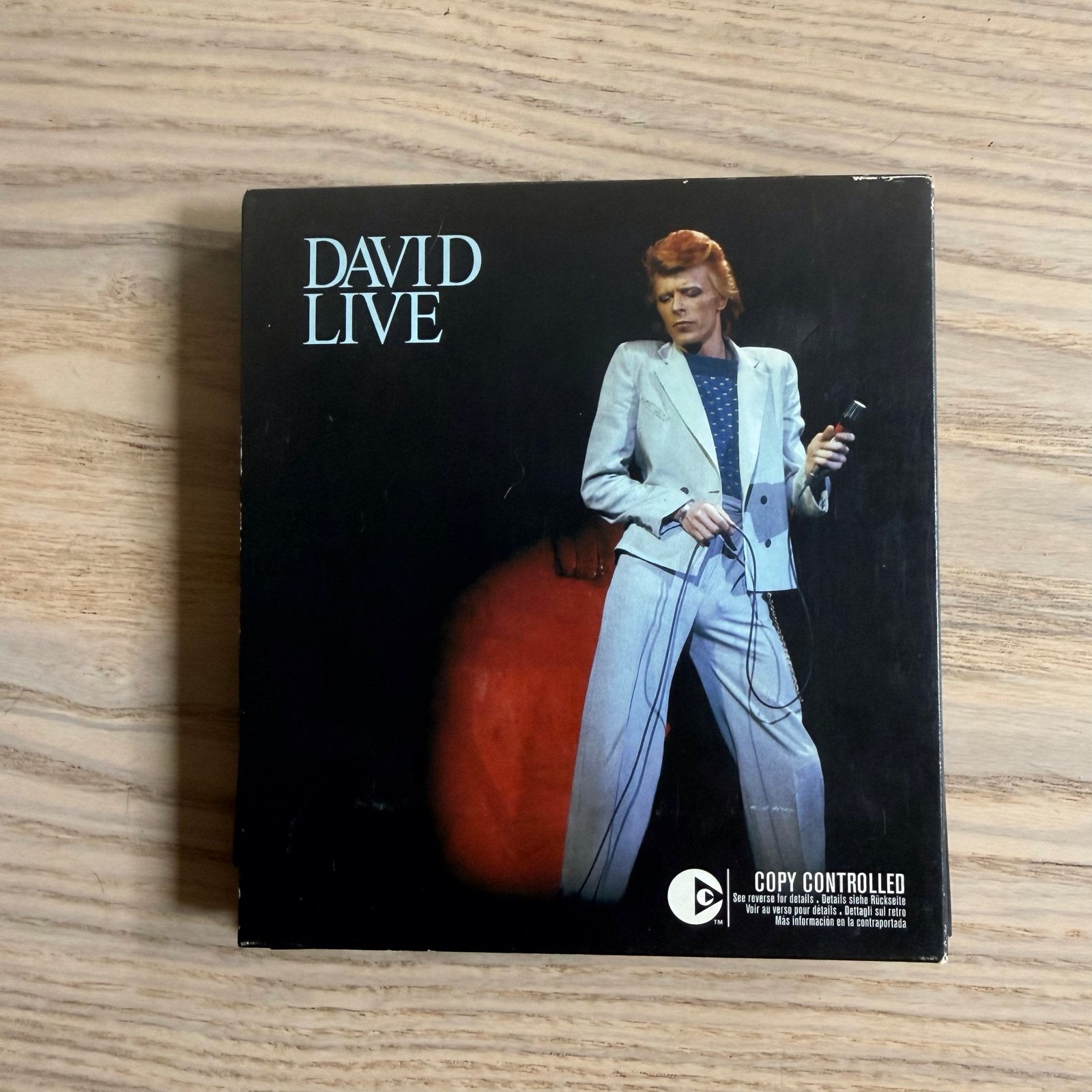 David Bowie - David Live (CD), Cd's en Dvd's, Cd's | Pop, Gebruikt, Rock, Live-album, Inclusief boekje, Ophalen of Verzenden