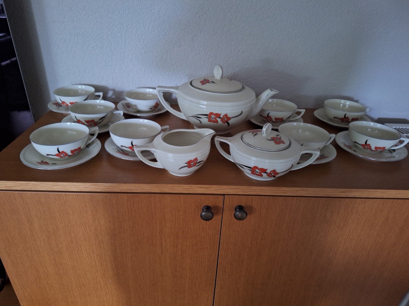 Koffie/Theeservies uit Tsjechoslowakije, Ophalen