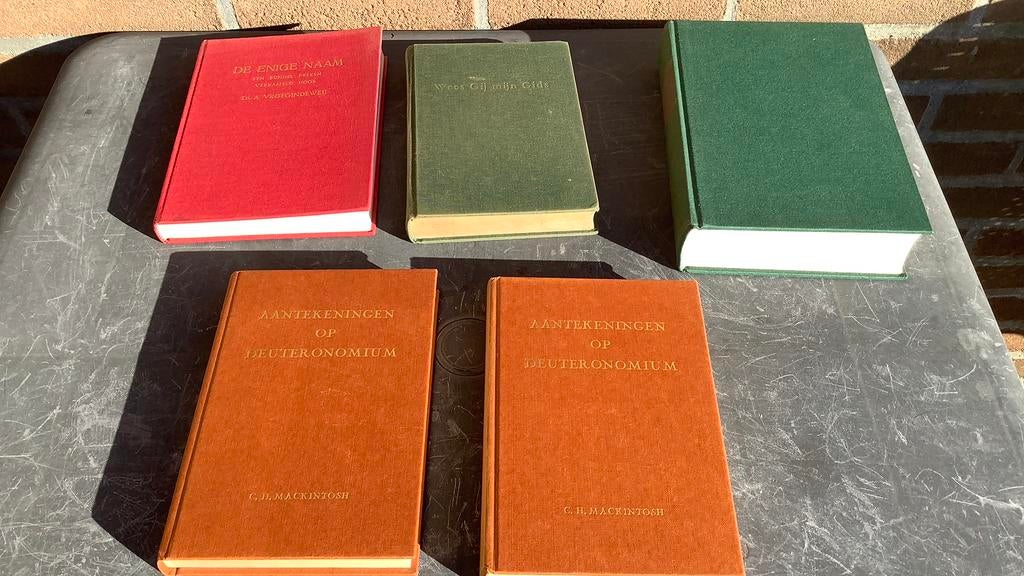 5 theologische boeken, Boeken, Ophalen, Gelezen