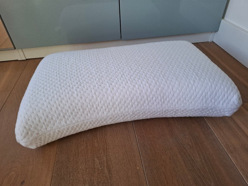 Auping kussen Prestige 14cm, Verzenden, Wit, Overige materialen, Zo goed als nieuw