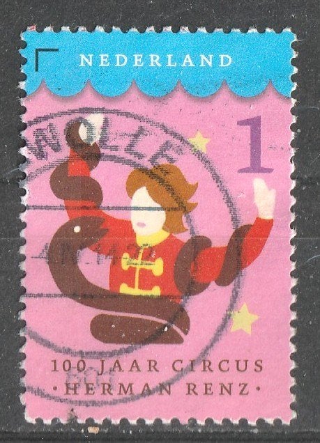 ingrid --nvph 2869 Circus Herman Renz 2011, Verzenden, T/m 1940, Gestempeld