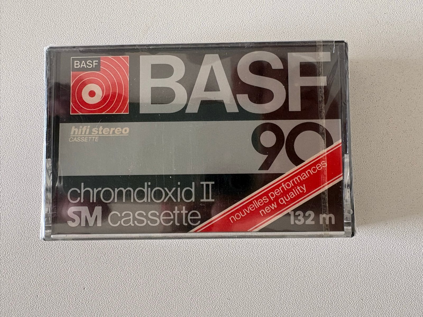 BASF Chromdioxid II SM Cassette 90 - Nieuw in verpakking, Overige genres, 1 bandje, Ophalen of Verzenden, Nieuw in verpakking