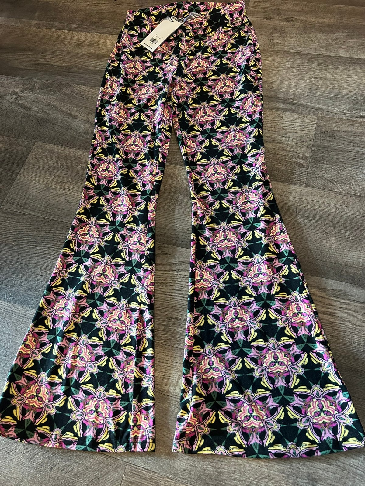 Colourful Rebel flared pants flower peached, maat L, Meerkleurig, Maat 42/44 (L), Nieuw, Ophalen of Verzenden