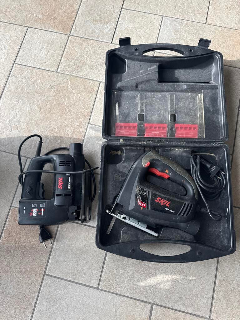 2x SKIL Decoupeerzaag - 380W en 400W, Ophalen, Gebruikt, Decoupeerzaag, 30 tot 70 mm
