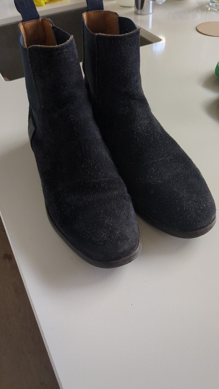 Gant Chelsea boots donker blauw suède- Enkellaarsjes maat 40, Blauw, Lage of Enkellaarzen, Ophalen of Verzenden, Gant