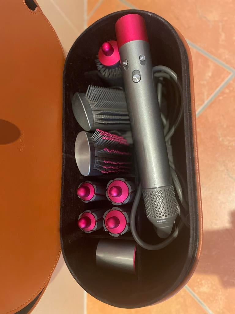 Dyson Airwrap compleet met opbergdoos, Ophalen of Verzenden, Gebruikt, Krultang of Stijltang