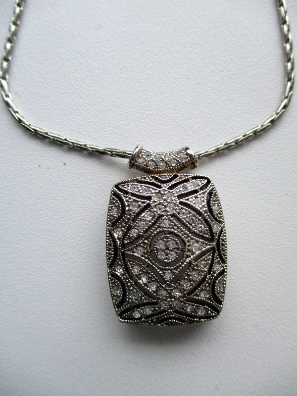 ART DE FRANCE KETTING + HANGER in de vorm van PARFUMFLESJE, Verzenden, Overige materialen, Overige typen
