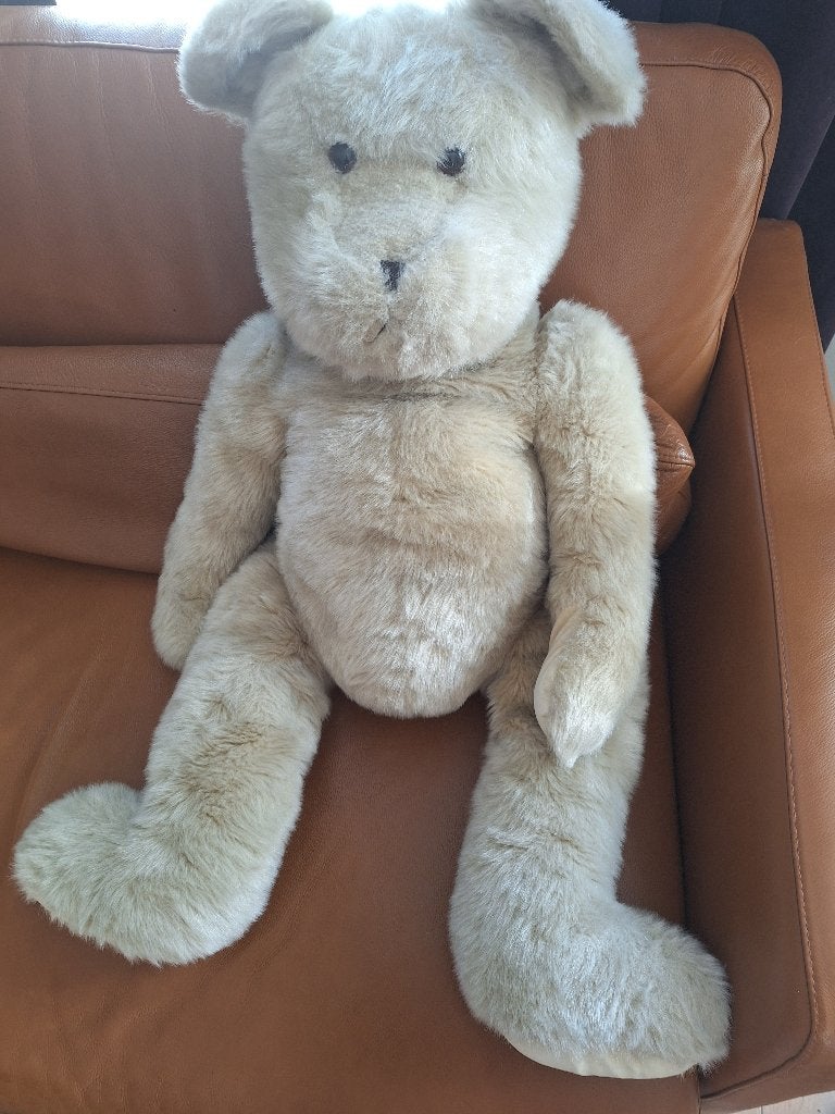 Groot knuffel beer 90cm zgan, Ophalen, Beer, Zo goed als nieuw, Wasbaar