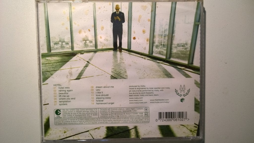 Moby - Hotel, Ophalen of Verzenden, Zo goed als nieuw, Dance Populair, Album