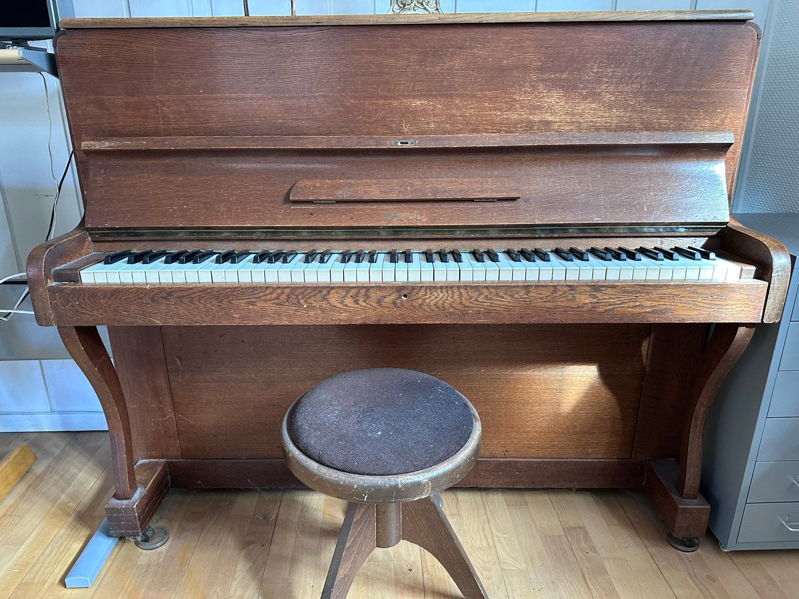 Vintage Piano met Kruk