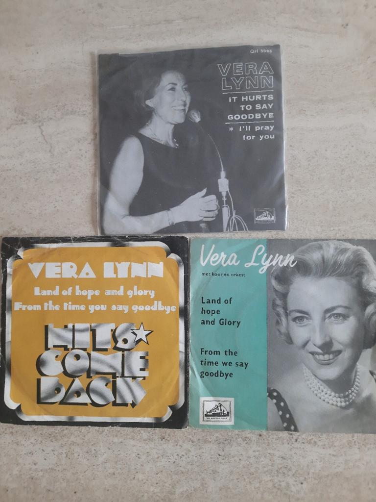 3x vinyl singel van Vera Lynn, Ophalen of Verzenden, Zo goed als nieuw, Overige formaten