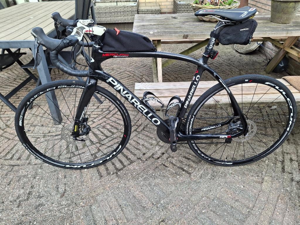 Racefiets Pinarello mercurio T2 hydro, Fietsen en Brommers, Gebruikt, Meer dan 20 versnellingen, Schijfrem, 53 tot 57 cm