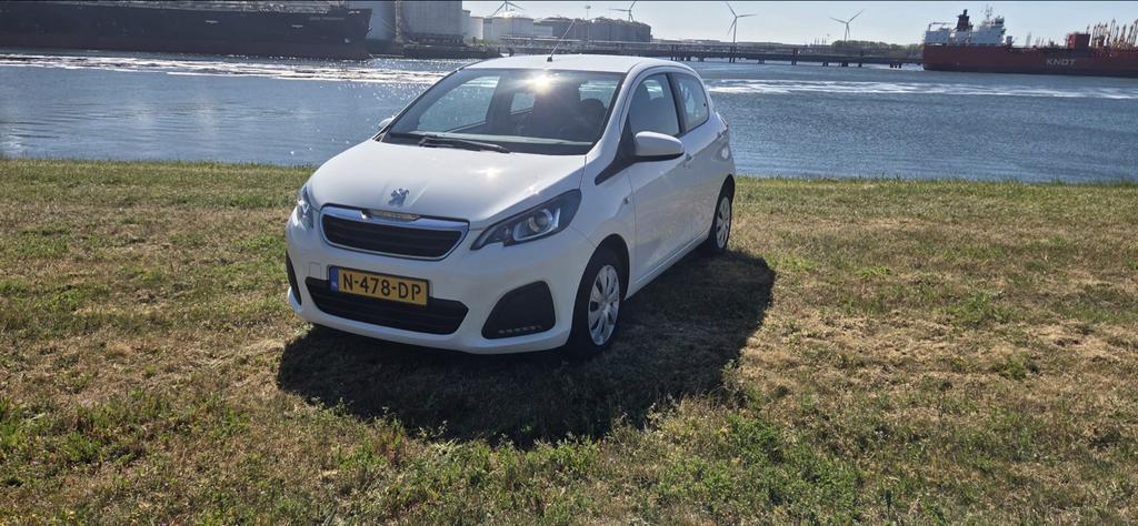 Peugeot 108 1.0 5d 2021 airco carplay navigatie en camera, Stof, 4 stoelen, Wit, Origineel Nederlands