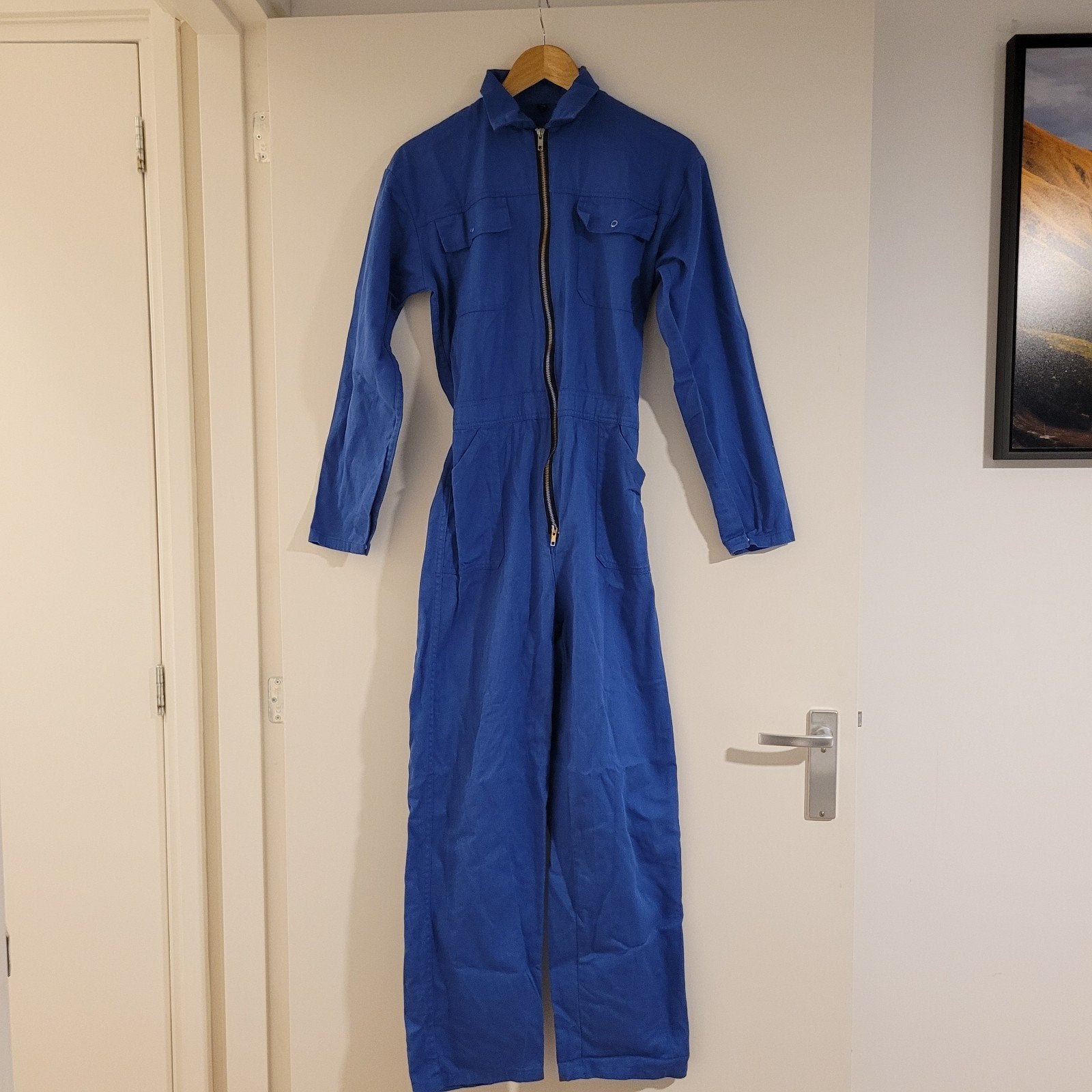 Størvik blauwe overall, maat 164, Tuin en Terras, Werkkleding, Ophalen of Verzenden