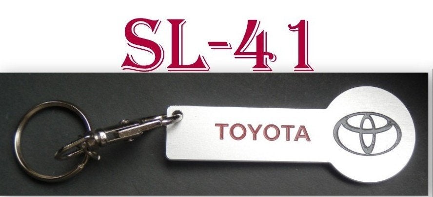 SL41 Sleutelhanger - Toyota - Van Gent Autobedrijf, Verzamelen, Sleutelhangers, Ophalen of Verzenden, Zo goed als nieuw