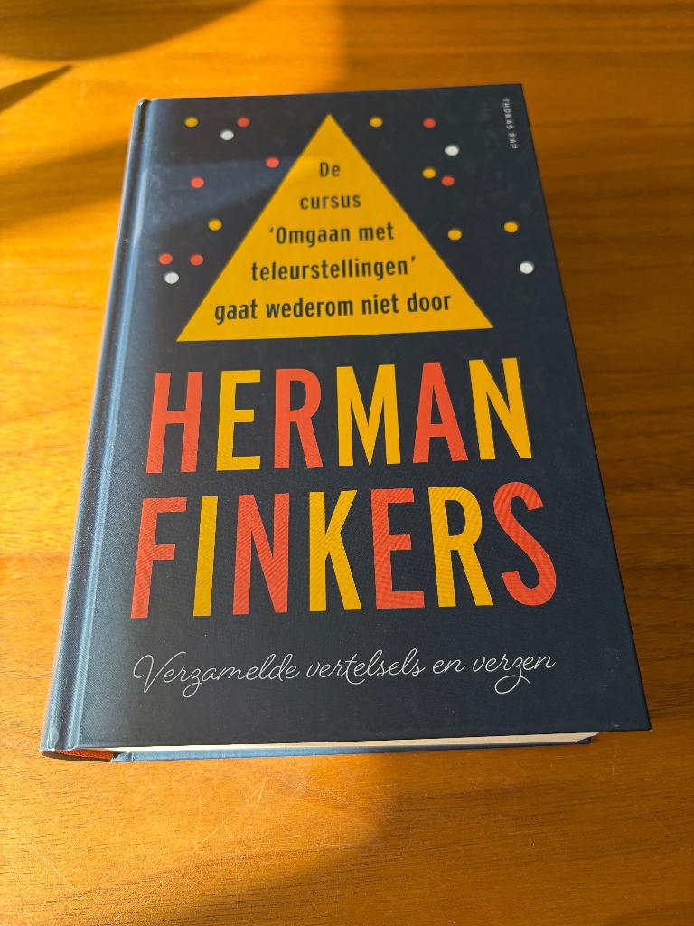 Herman Finkers Cursus omgaan met teleurstellingen, Ophalen of Verzenden, Zo goed als nieuw, Herman Finkers, Cabaret