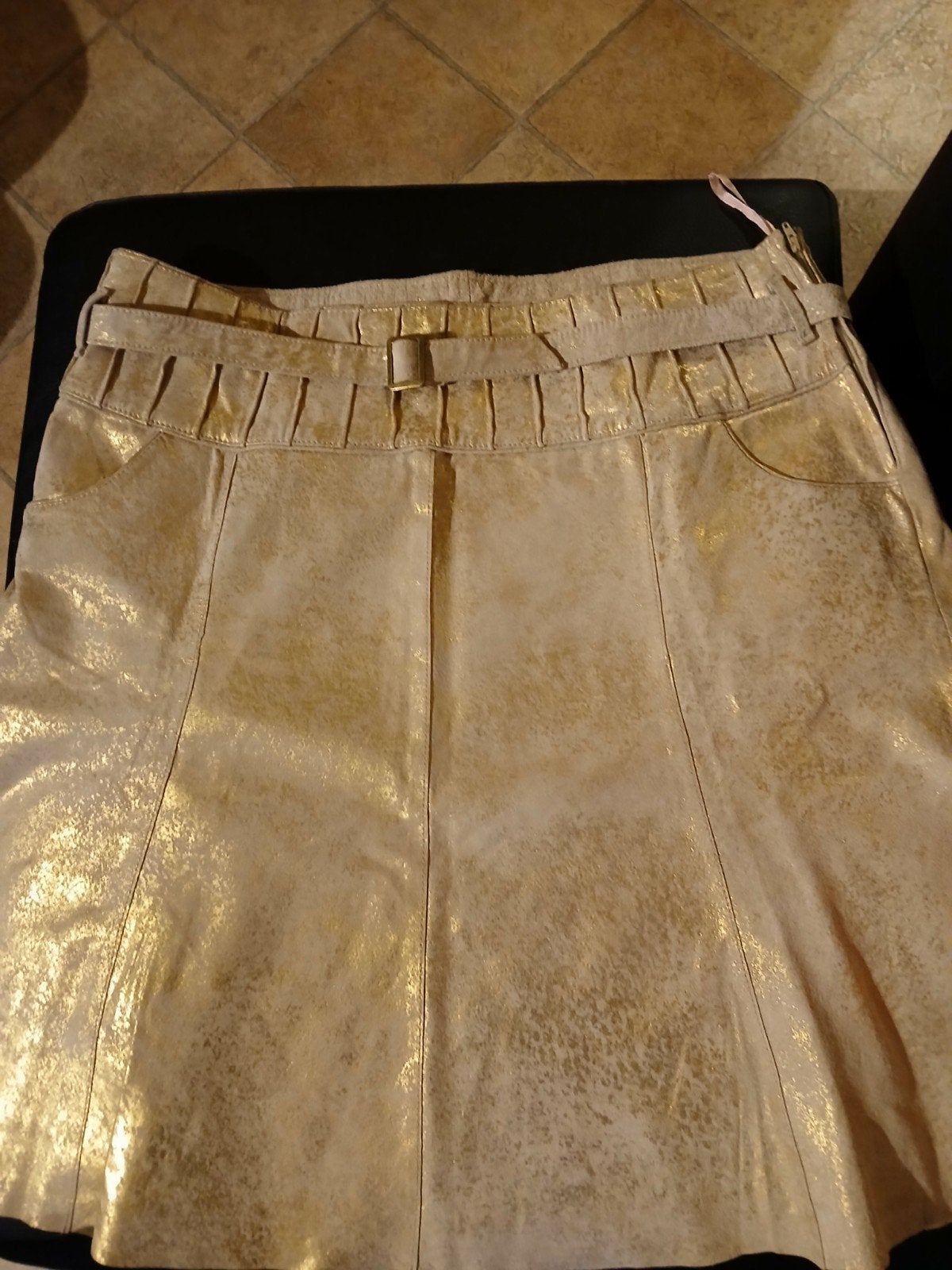 2 Leren Dames Rokken  Goud  en Zilver kleurig  Nieuw maat XL, Ophalen of Verzenden
