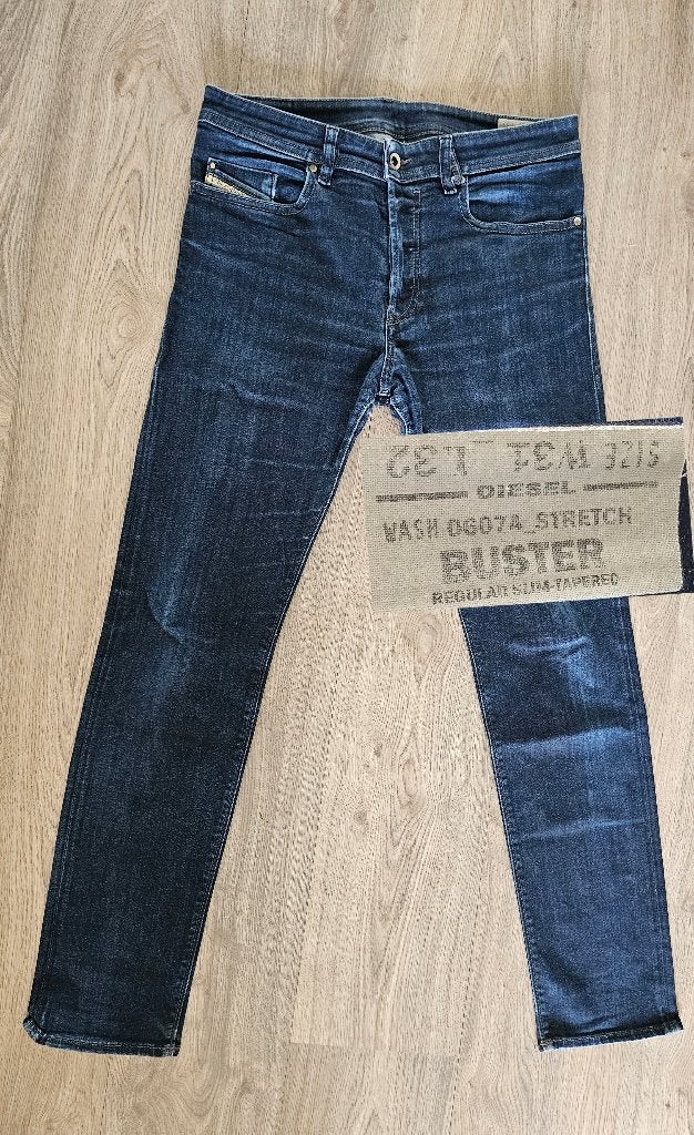 Diesel Buster W31 L32 * 31x32 * TAPERED * #D2279, Kleding | Heren, Diesel, Blauw, Diesel, W32 (confectie 46) of kleiner