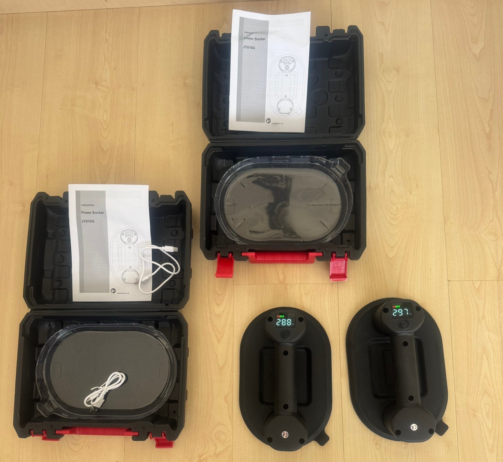 Elektrische vacuüm zuignap tot 300 kg., Ophalen of Verzenden, Nieuw