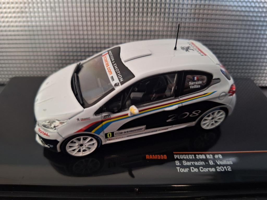Peugeot 208 R2 #0 Rally Tour de Corse 2012 Schaal 1:43, Hobby en Vrije tijd, Modelauto's | 1:43, Overige merken, IXO, IXO, Nieuw