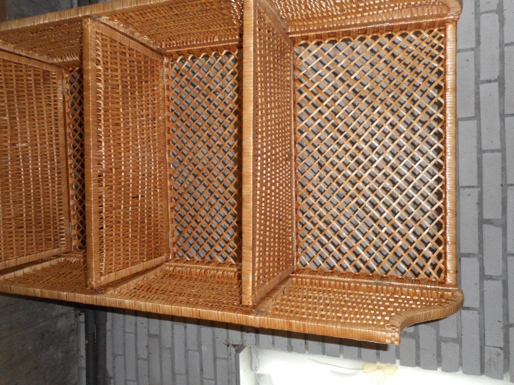 rieten kast, Ophalen, Gebruikt