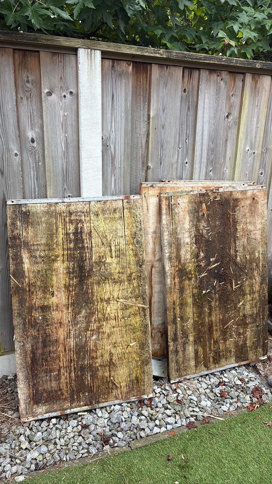 Steenschotten 6x (gratis af te halen), Tuin en Terras, Ophalen, Zo goed als nieuw, Hout, 150 tot 200 cm