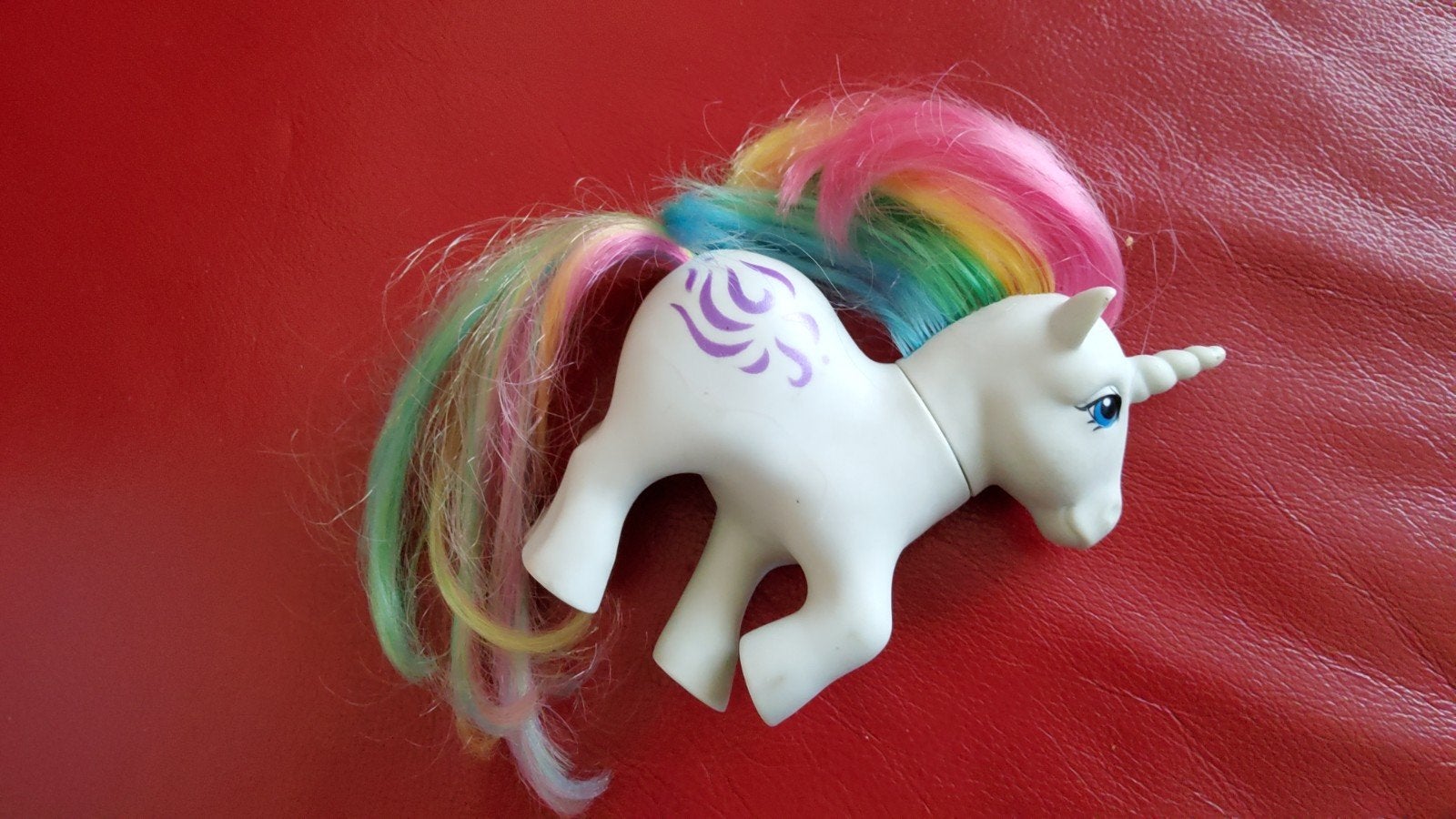 Vintage My Little Pony Hasbro G1 eenhoorn Windy uit  France, Kinderen en Baby's, Ophalen of Verzenden