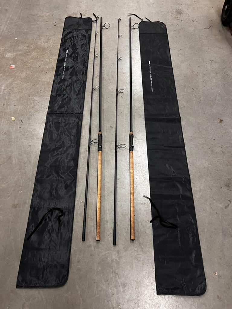 2x Nash Pursuit 12ft. 3,5lbs karperhengels, Ophalen, Zo goed als nieuw, Werphengel