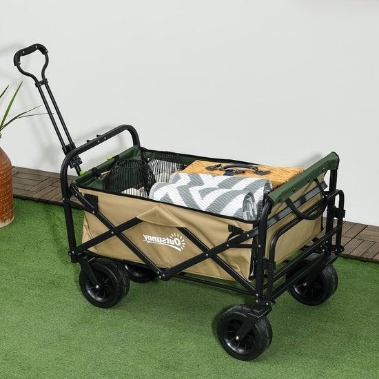 Opvouwbare Transportkar – Handwagen – Strandkar, Corvance B.V., Verzenden, Nieuw, Corvancebol@gmail.com