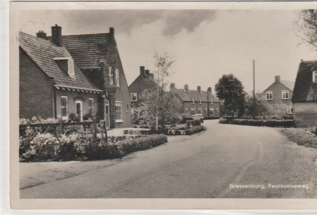 Giesenburg, Verzenden, 1940 tot 1960, Gelopen, Zuid-Holland