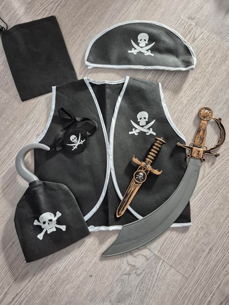 Piraten verkleedset voor kinderen, Kinderen en Baby's, Carnavalskleding en Verkleedspullen, Jongen of Meisje, Nieuw, Ophalen of Verzenden
