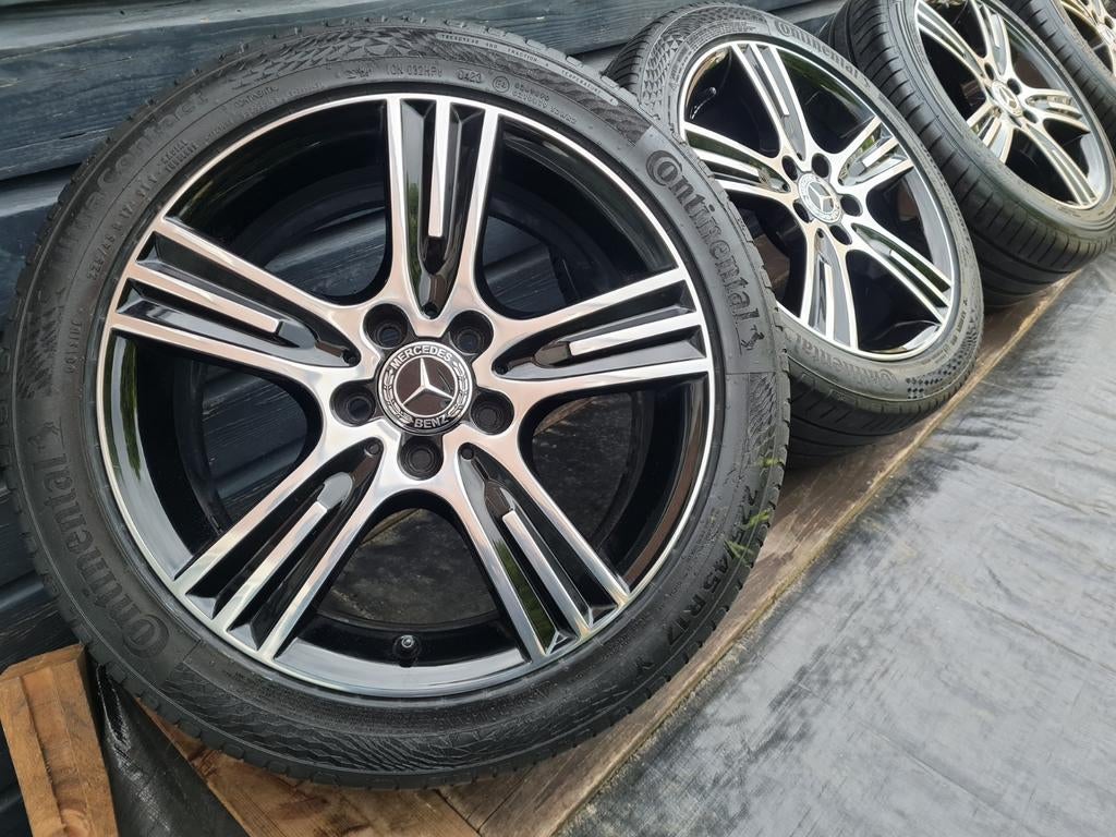 17 inch mercedes velgen breedset, Auto-onderdelen, Banden en Velgen, Ophalen of Verzenden, 17 inch, Zomerbanden, Banden en Velgen
