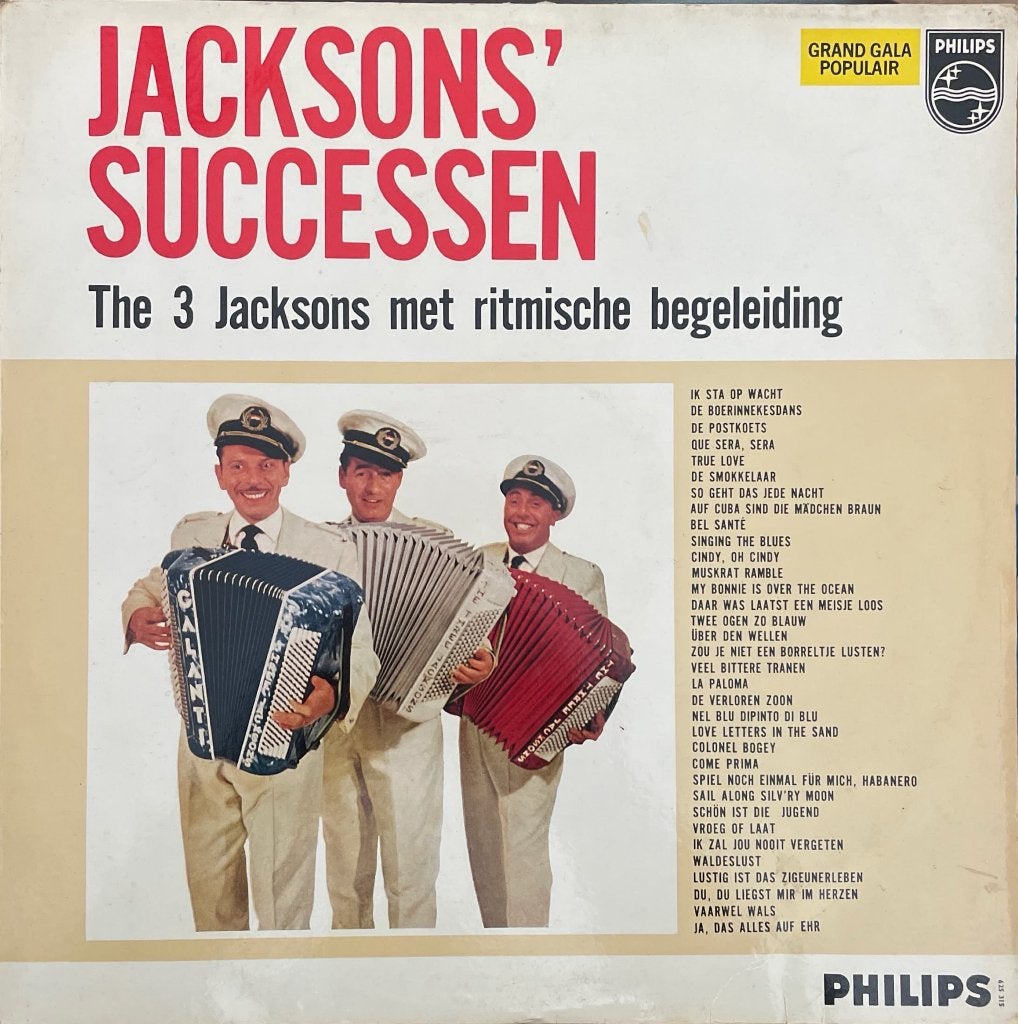 The 3 Jacksons - Jacksons'  Successen, LP, Ophalen of Verzenden, Zo goed als nieuw, Levenslied of Smartlap