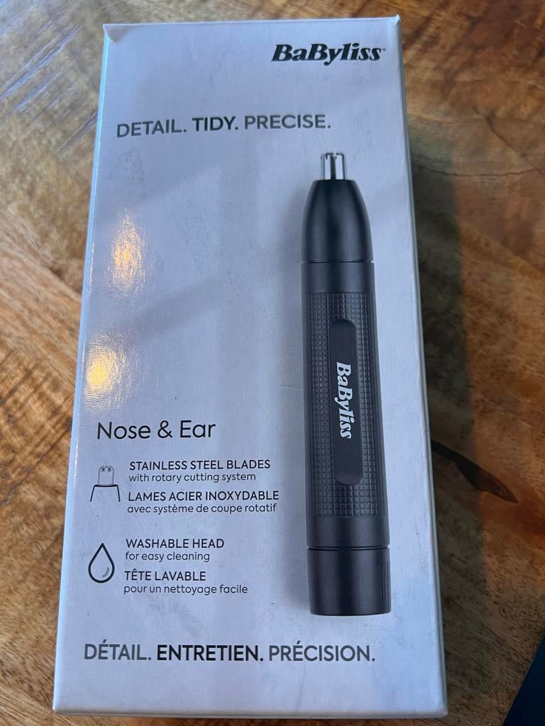 BaByliss Neus- en Oorhaartrimmer - Nieuw in doos, Ophalen, Nieuw, Scheren en Epileren