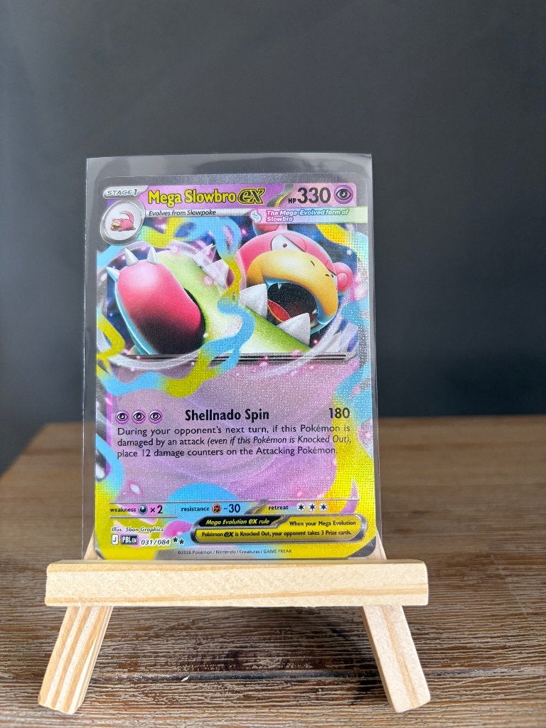 Mega Slowbro ex 031/084 – Pitch Black, Hobby en Vrije tijd, Verzamelkaartspellen | Pokémon, Nieuw, Losse kaart, Foil, Ophalen of Verzenden