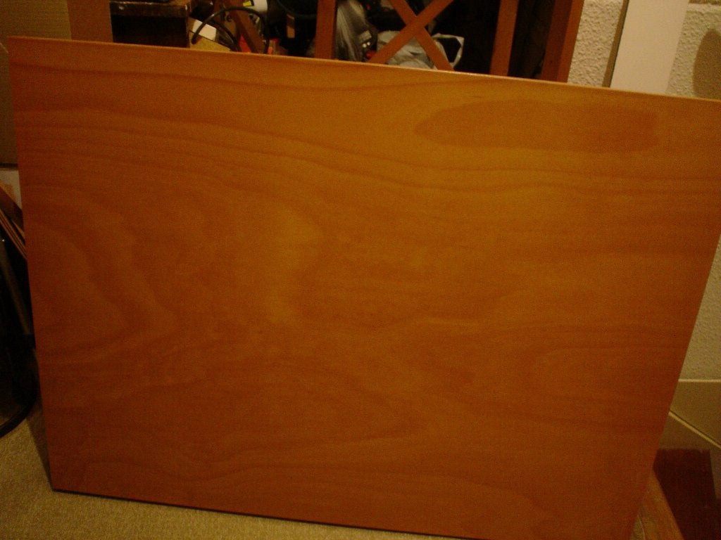 Houten blad (9262/63-49) 100x75 cm Dikte 2 cm, Ophalen of Verzenden, Zo goed als nieuw