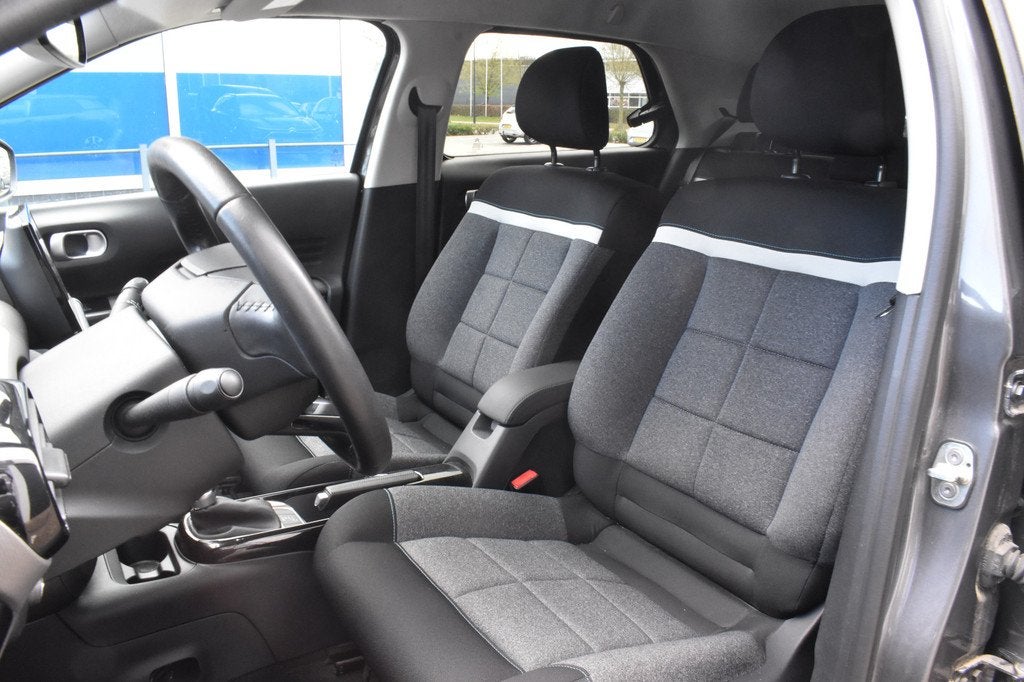 Citroën C4 Cactus PureTech EAT6 Shine Automaat | Navi | Cam, Stof, Gebruikt, Zwart, 1199 cc