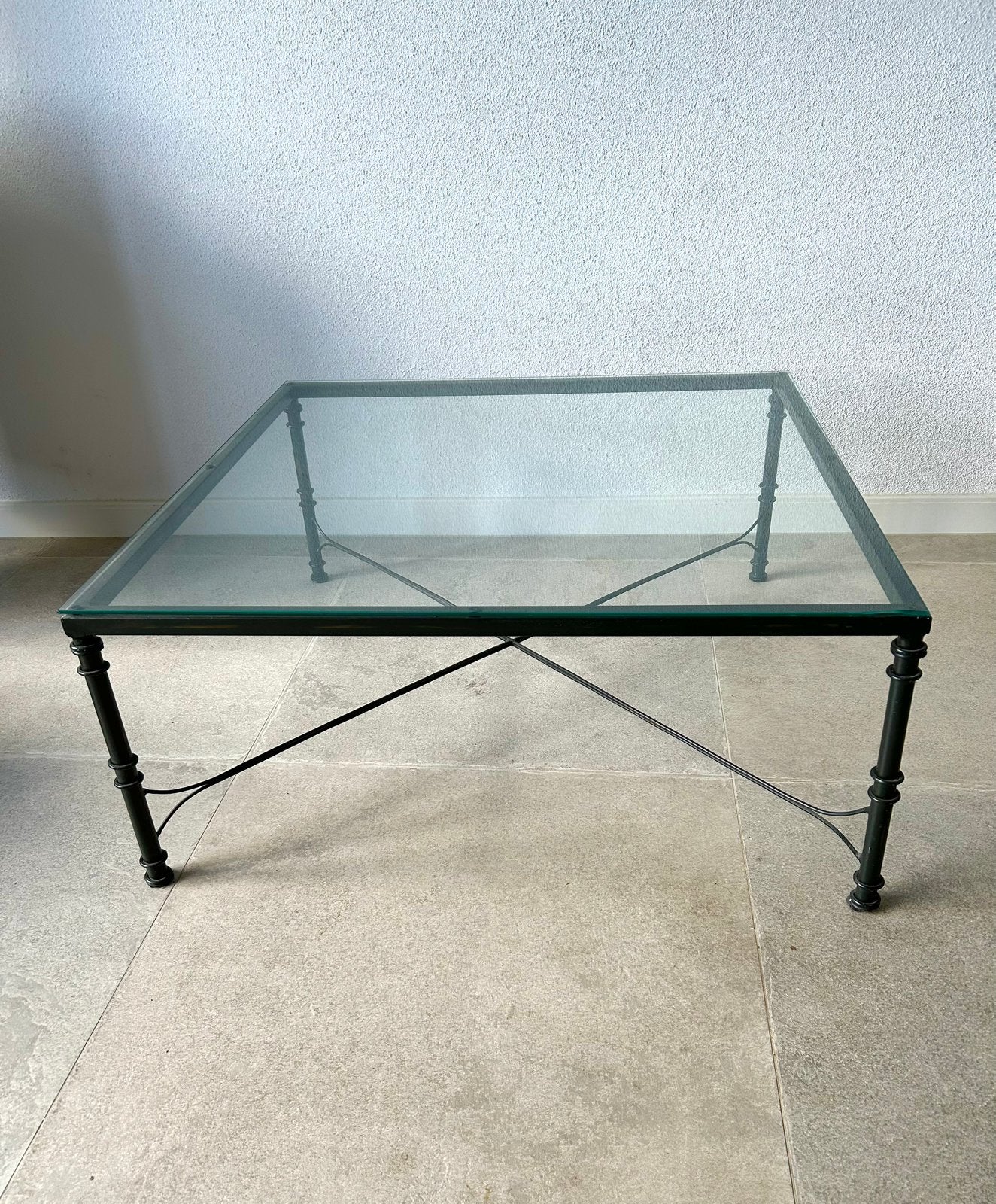 Vintage salontafel in de stijl van Diego Giacometti, Ophalen, Gebruikt, 50 tot 100 cm, 50 tot 100 cm