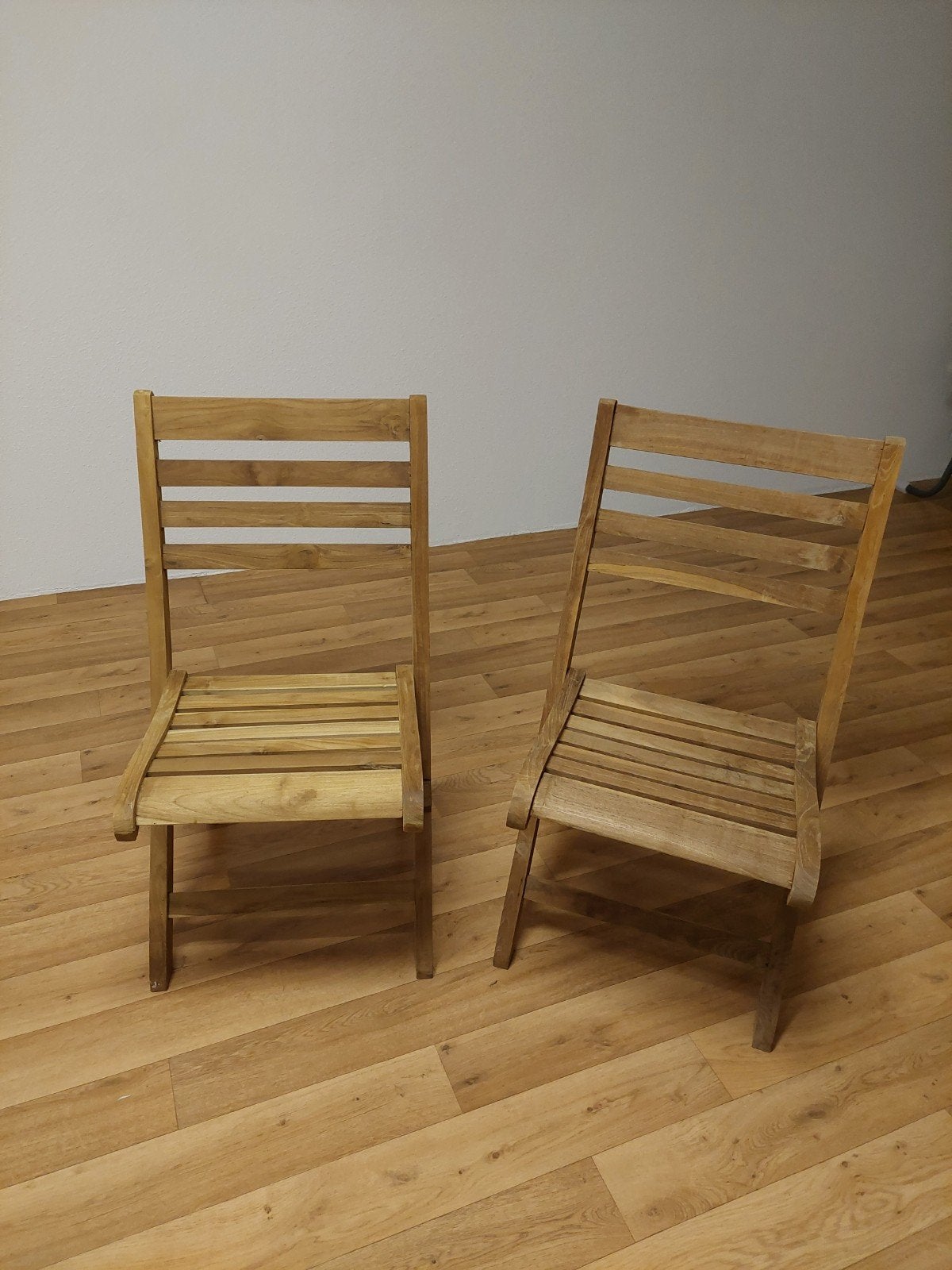 Tuinstoelen hardhout nieuw 2 stuks, Tuin en Terras, Tuinstoelen, Ophalen, Nieuw, Hout, Inklapbaar