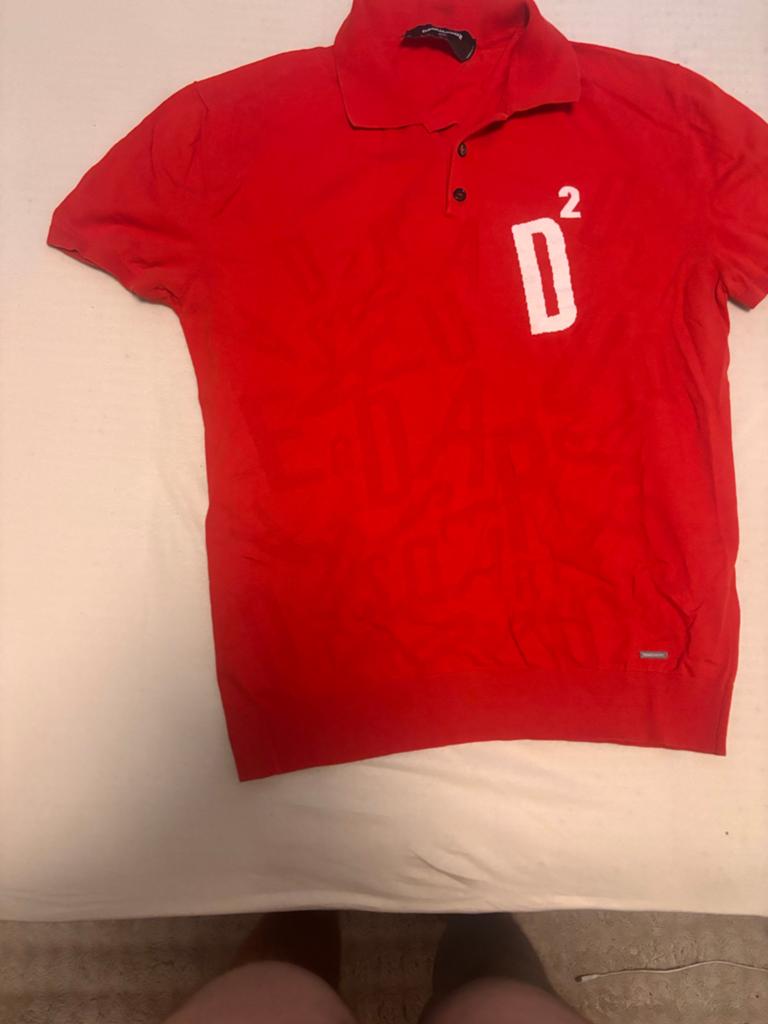 Dsquared2 Shirt Rood - Zo goed als nieuw, Ophalen of Verzenden, Zo goed als nieuw, Overige maten, Rood