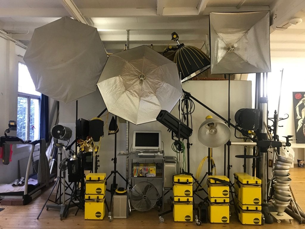 UNIEK: BRIESE apparatuur/Zeer complet Fotostudio, Audio, Tv en Foto, Fotografie | Fotostudio en Toebehoren, Ophalen, Gebruikt