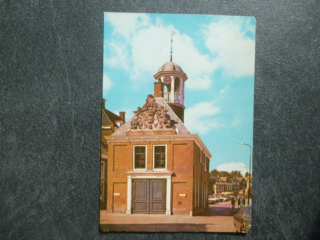 Dokkum, waaggebouw, auto 1970, Verzenden, 1960 tot 1980, Gelopen, Noord-Brabant