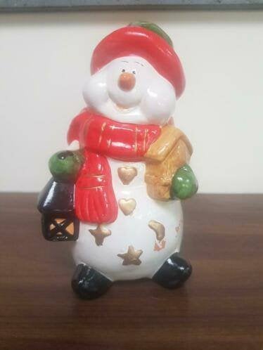 mooie aardewerk kerstman, hoogte 19 cm, Diversen, Ophalen of Verzenden, Zo goed als nieuw