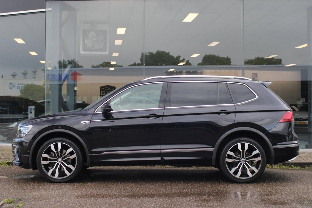 Volkswagen Tiguan Allspace 2.0 TSI 4Motion Highline R LINE, Auto's, Volkswagen, Automaat, Gebruikt, Zwart, 4 cilinders